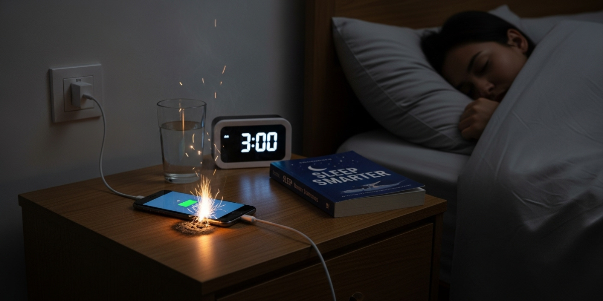 Os perigos de carregar o telemóvel no quarto: proteja o seu sono e segurança