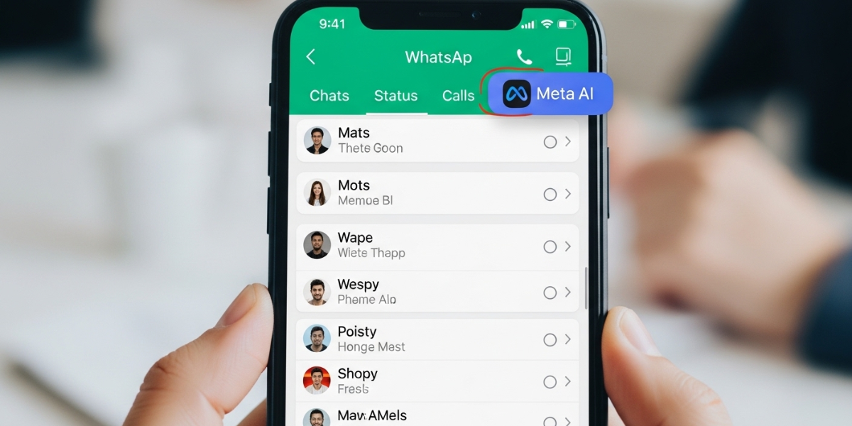 WhatsApp vai ganhar aba dedicada ao Meta AI na interface principal