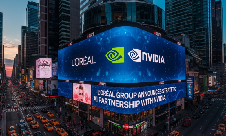 Grupo L'Oréal anuncia parceria com Nvidia para uso de IA
